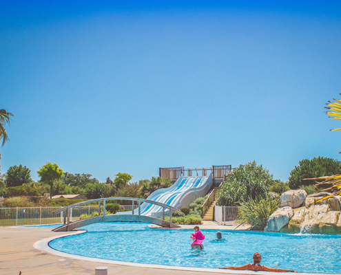 Centre CNRS Oléron : la piscine plein air