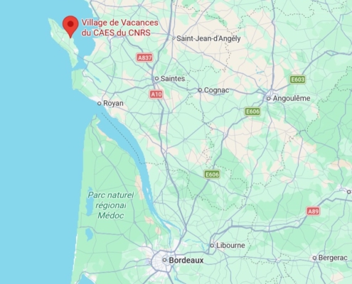 Centre CNRS Oléron : situation géographique