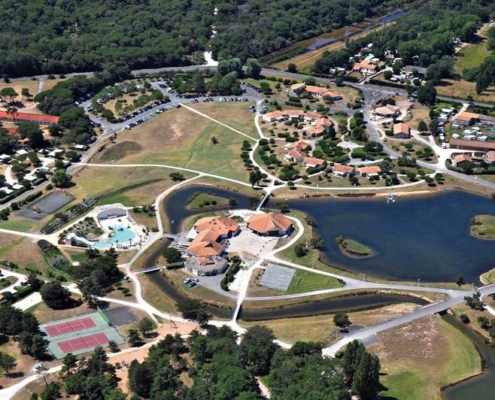 Centre CNRS Oléron : vue aérienne