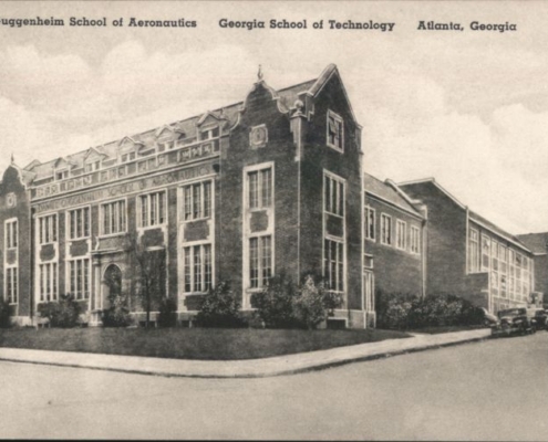 Georgia Tech Gugenheim School Building in the twenties